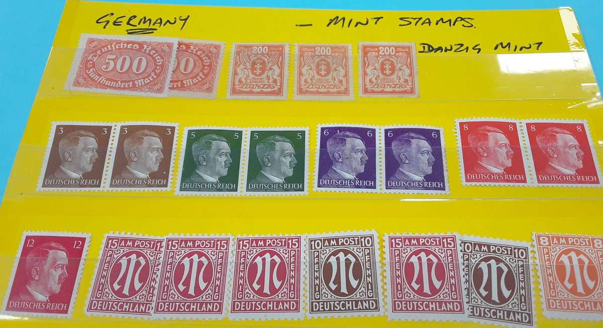 GERMANY MINT STAMPS- Including a few Danzig & Berlin