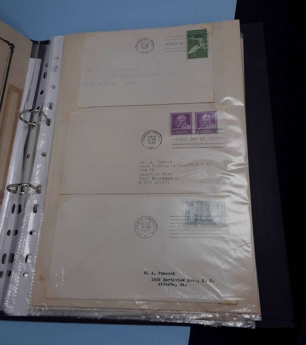 AMERICA- FIRST DAY COVERS in FILE. 1947. Over 40. Please see ALL photos