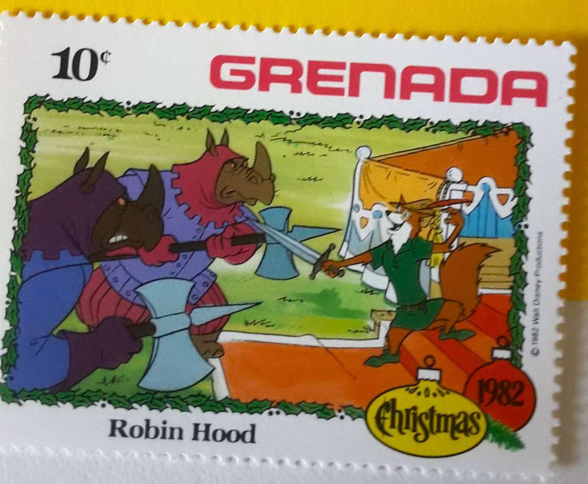 DISNEY STAMPS- ROBIN HOOD- Full set, mint