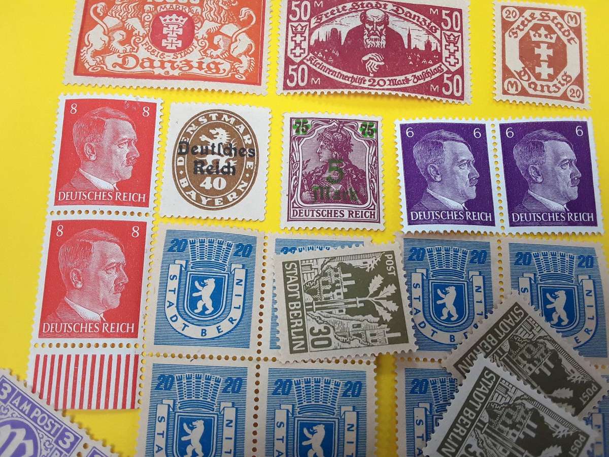 GERMANY MINT STAMPS- Wurttemberg, Danzig, Berlin, etc. Please See photos. Money back guarantee