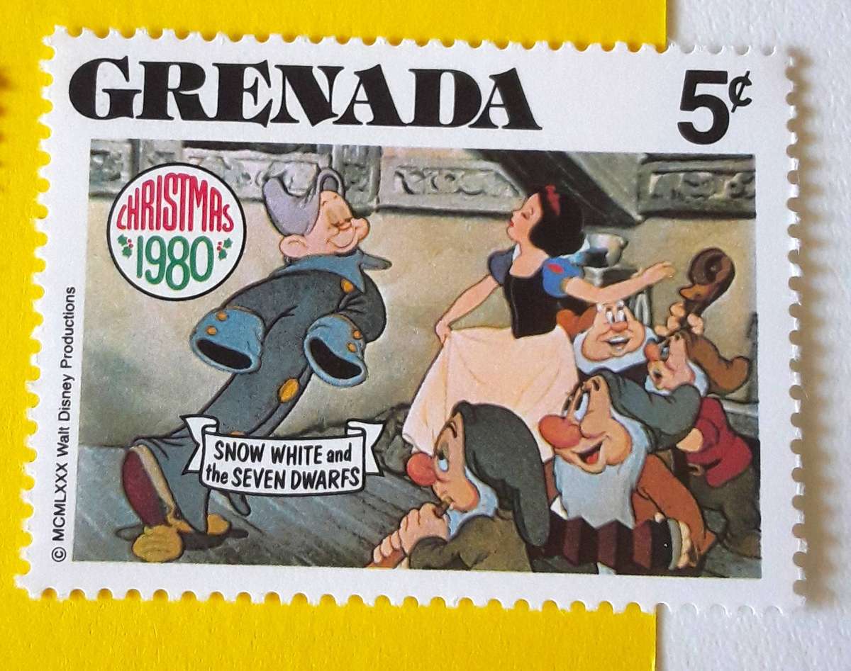 DISNEY STAMPS- SNOW WHITE- Full set, mint