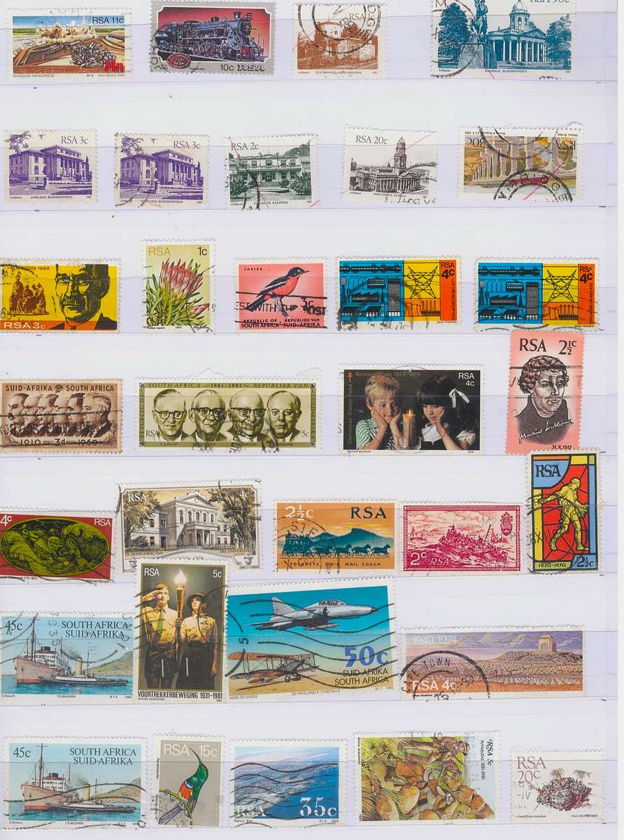 STAMP STOCK BOOK- with Very High Value Stamps. Lots in MINT cond. 10 side Book. Sleeves. Not hinge.