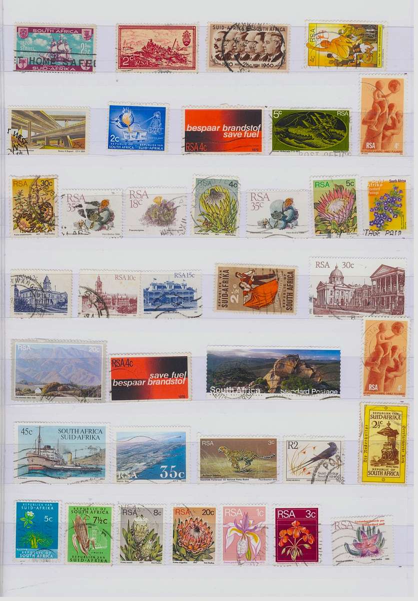 STAMP STOCK BOOK- with Very High Value Stamps. Lots in MINT cond. 10 side Book. Sleeves. Not hinge.