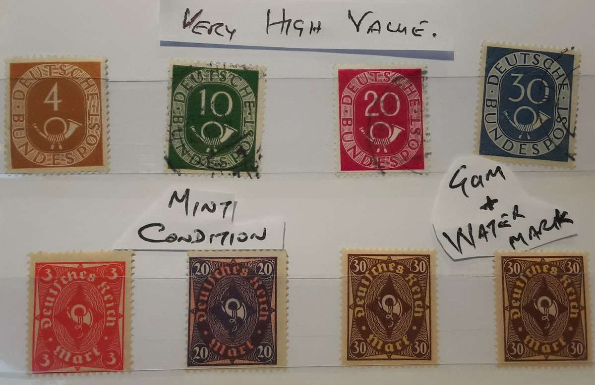 Rare Germany sets. Mini Stamp Album. A6. Some mint with gum & watermarks. High Value. R10000. ref5