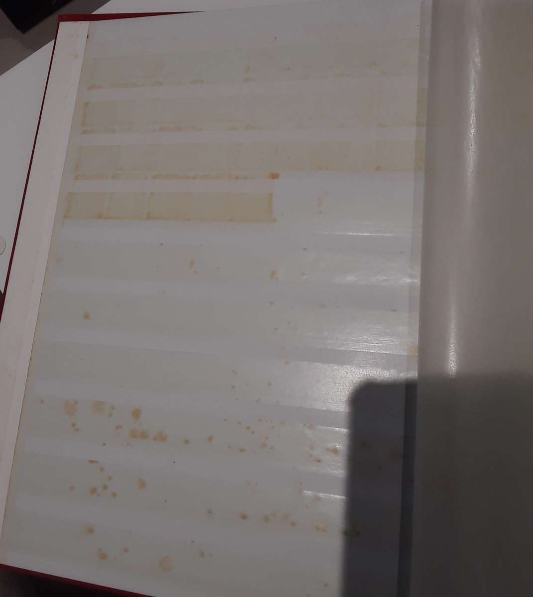 16 SIDE EMPTY ALBUM with Australia stamps.Some pages gum stained.See photos.Money back guarantee.