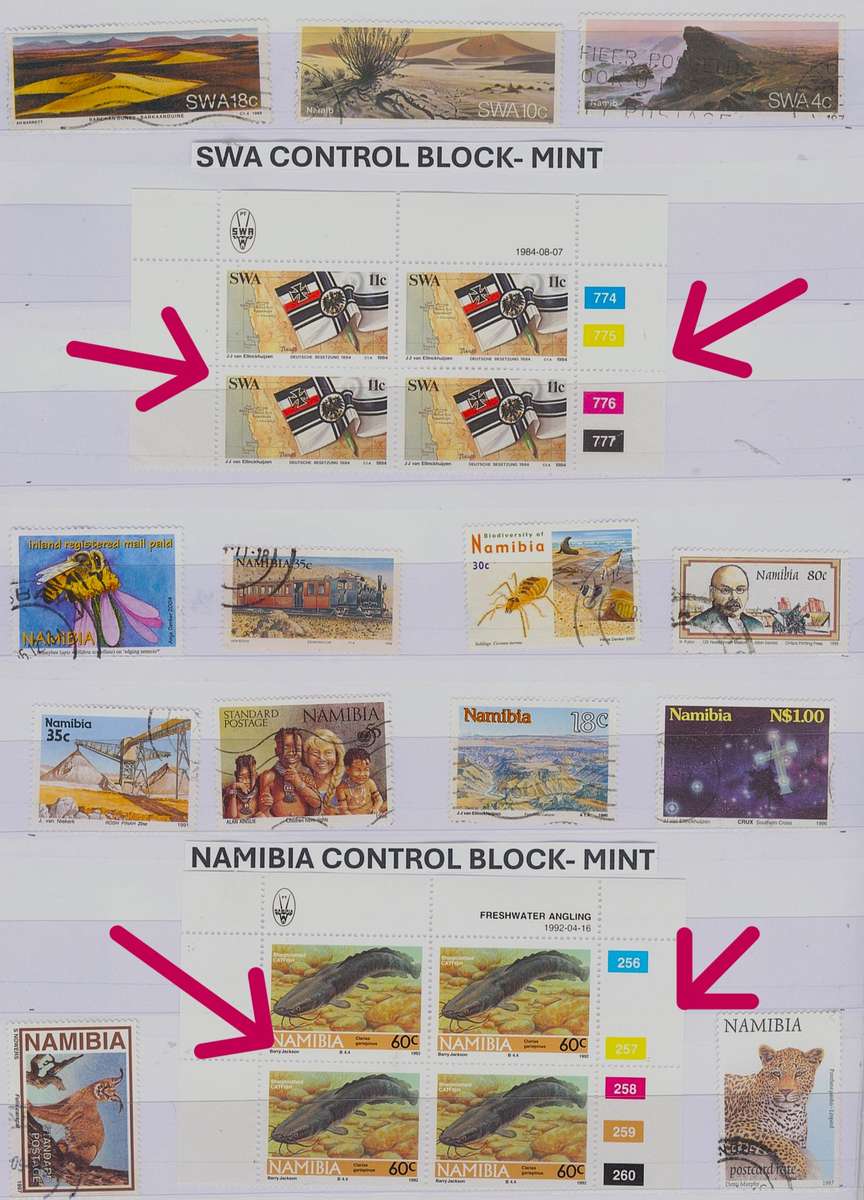 AFRICA SPECIAL STOCK BOOK- with Very High Value Stamps. View Photos carefully. 10 sides. NOT hinge.