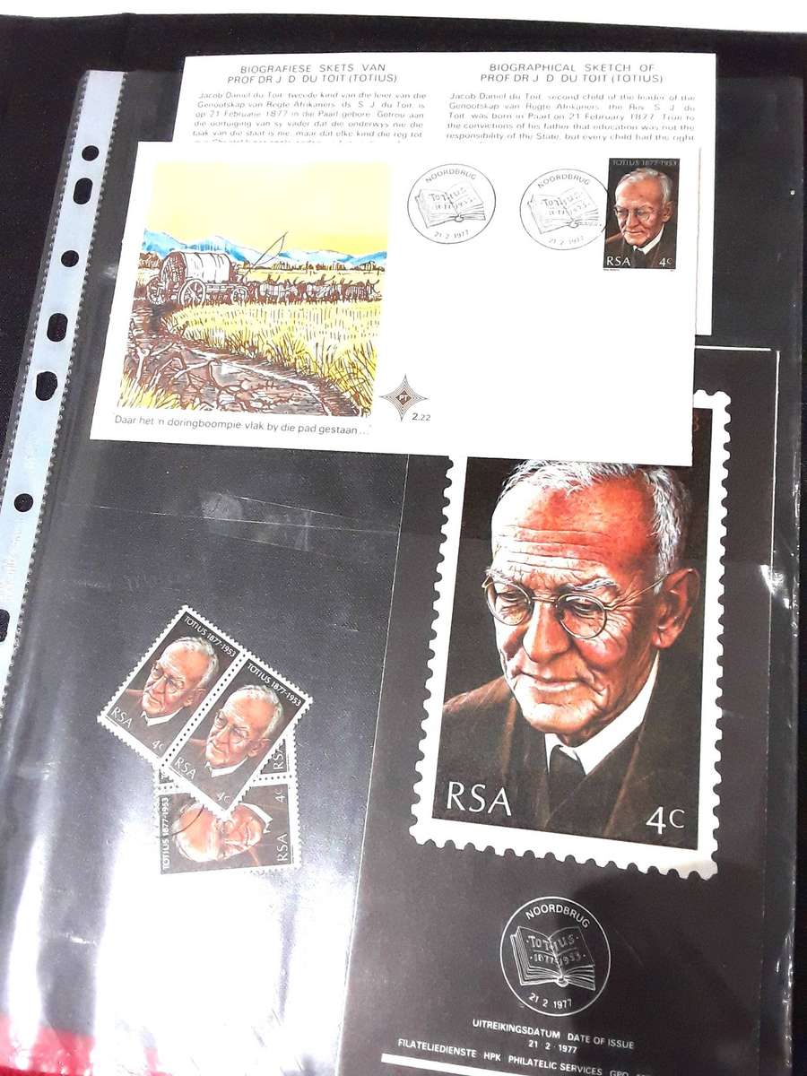 FDC's with mini sheets and stamps in ring file. Please see photos.