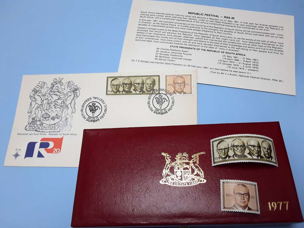 1977 PROOF SET in original SAM Box with Used Nickle R1 coin. NO SILVER. Mint first day cover