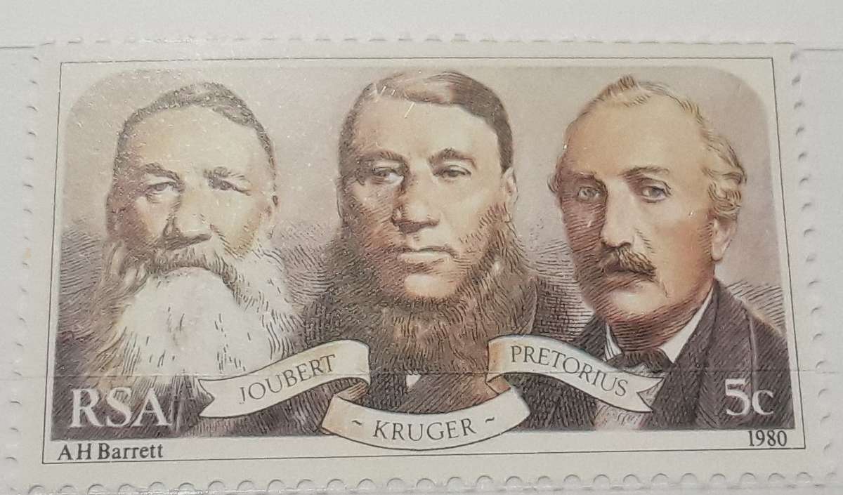 1885 ZAR Stamps with ZAR flags. Great Gift. In Mini Stamp Album. A6. RARE+High Value R10000. Ref 7