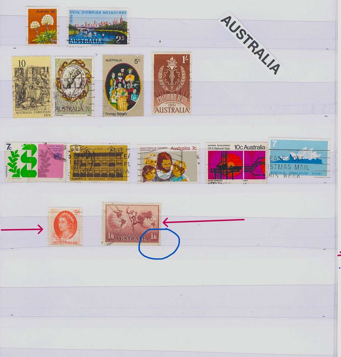 STAMP STOCK BOOK- with Very High Value Stamps. Lots in MINT cond. 10 side Book. Sleeves. Not hinge.