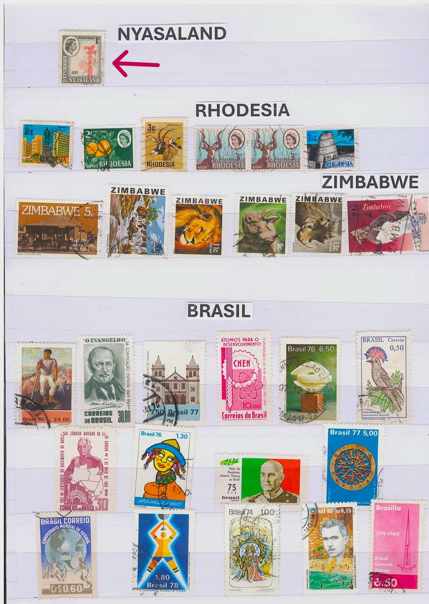 STAMP STOCK BOOK- with Very High Value Stamps. Lots in MINT cond. 10 side Book. Sleeves. Not hinge.