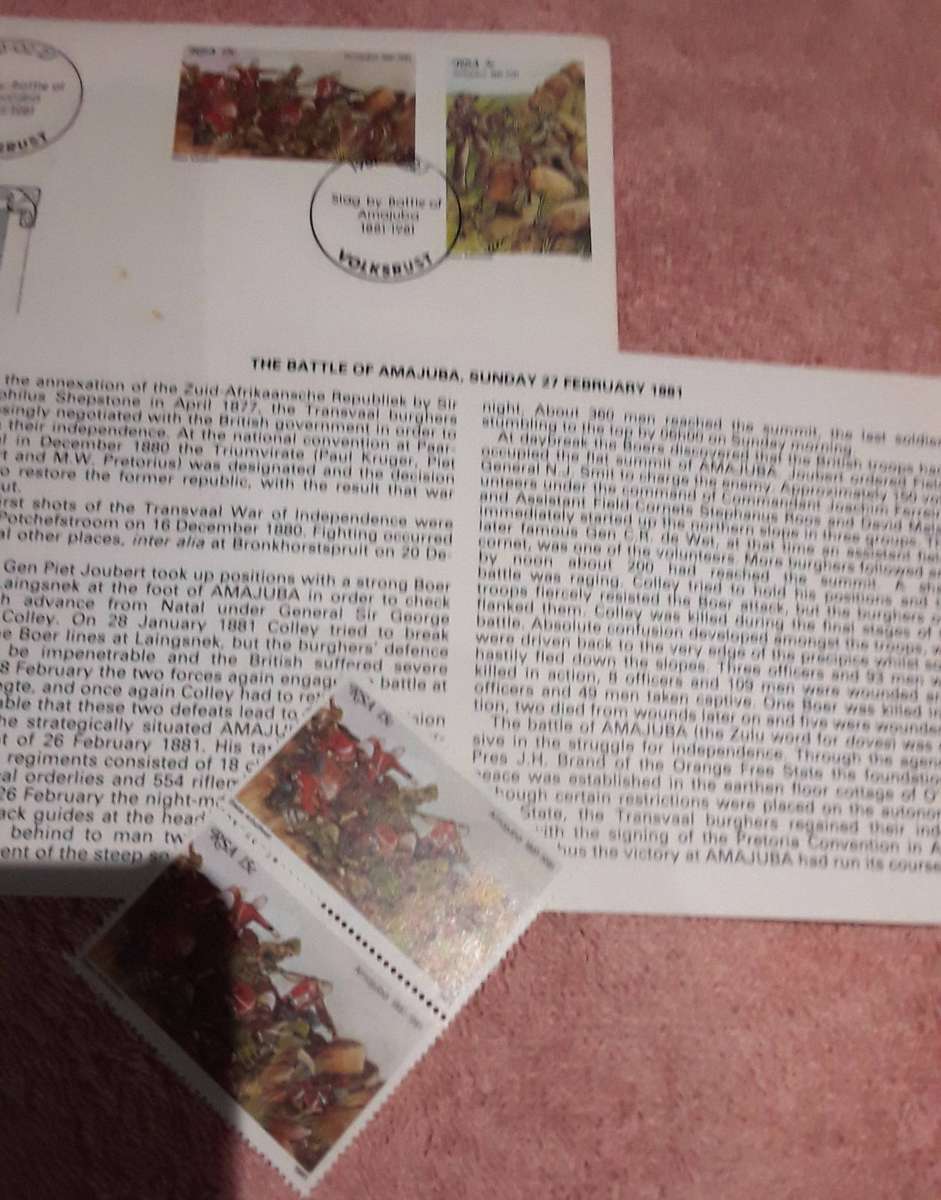 FDC's in Ring File with mint stamps and post cards.