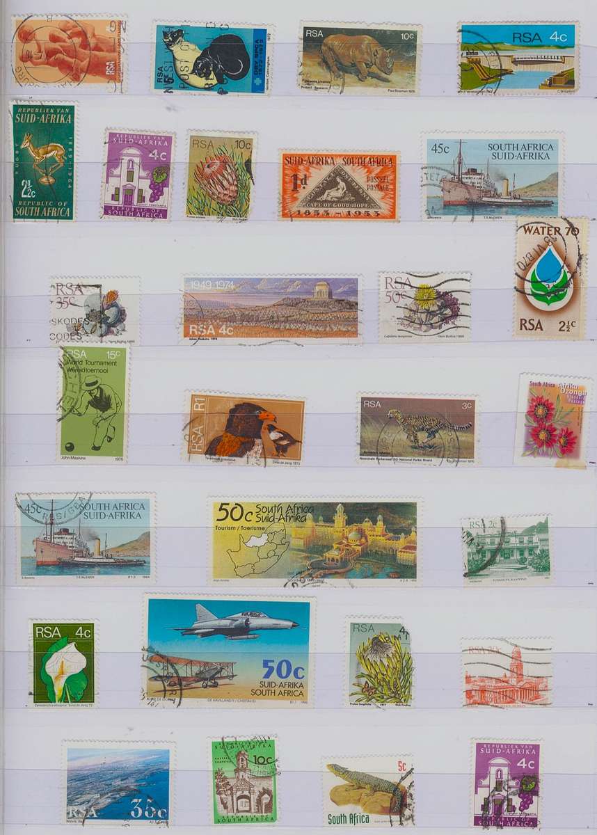 AFRICA SPECIAL STOCK BOOK- with Very High Value Stamps. View Photos carefully. 10 sides. NOT hinge.