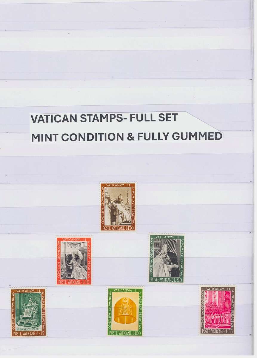 STAMP STOCK BOOK- with Very High Value Stamps. Lots in MINT cond. 10 side Book. Sleeves. Not hinge.
