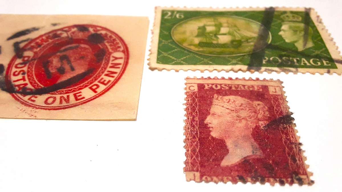 ENGLAND HIGH VALUE STAMPS- PLATE 122