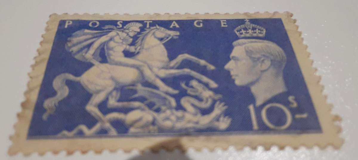 ENGLAND HIGH VALUE STAMPS- PLATE 122