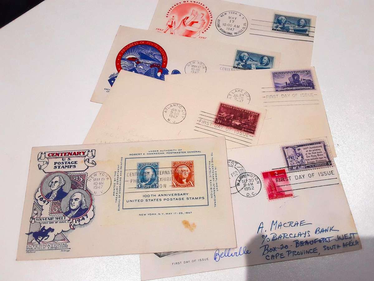 USA FIRST DAY COVER- Early USA