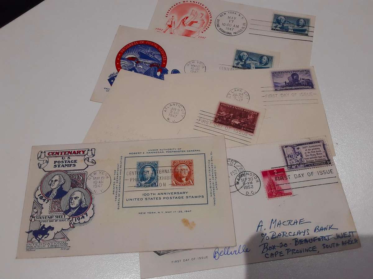 USA FIRST DAY COVER- Early USA
