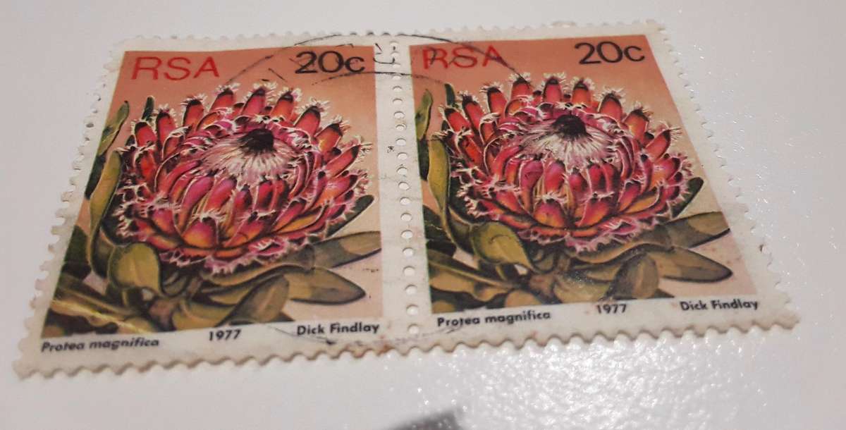 PRINTING ERROR ON RSA STAMP. Compare with normal. All for 1 bid. See photos.