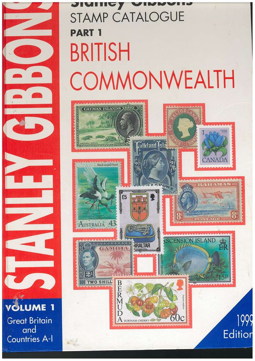 STANLEY GIBBONS CATALOGUE- 1999 Volume 1 & 2. USED. Good condition