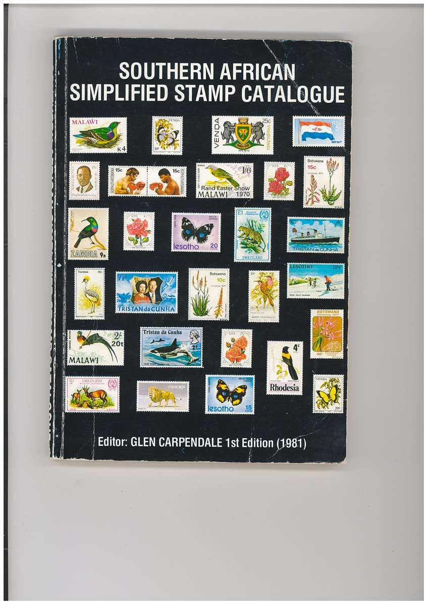 SOUTHERN AFRICA SIMPLIFIED STAMP CATALOGUE- 1981 ED. USED. GOOD CONDITION