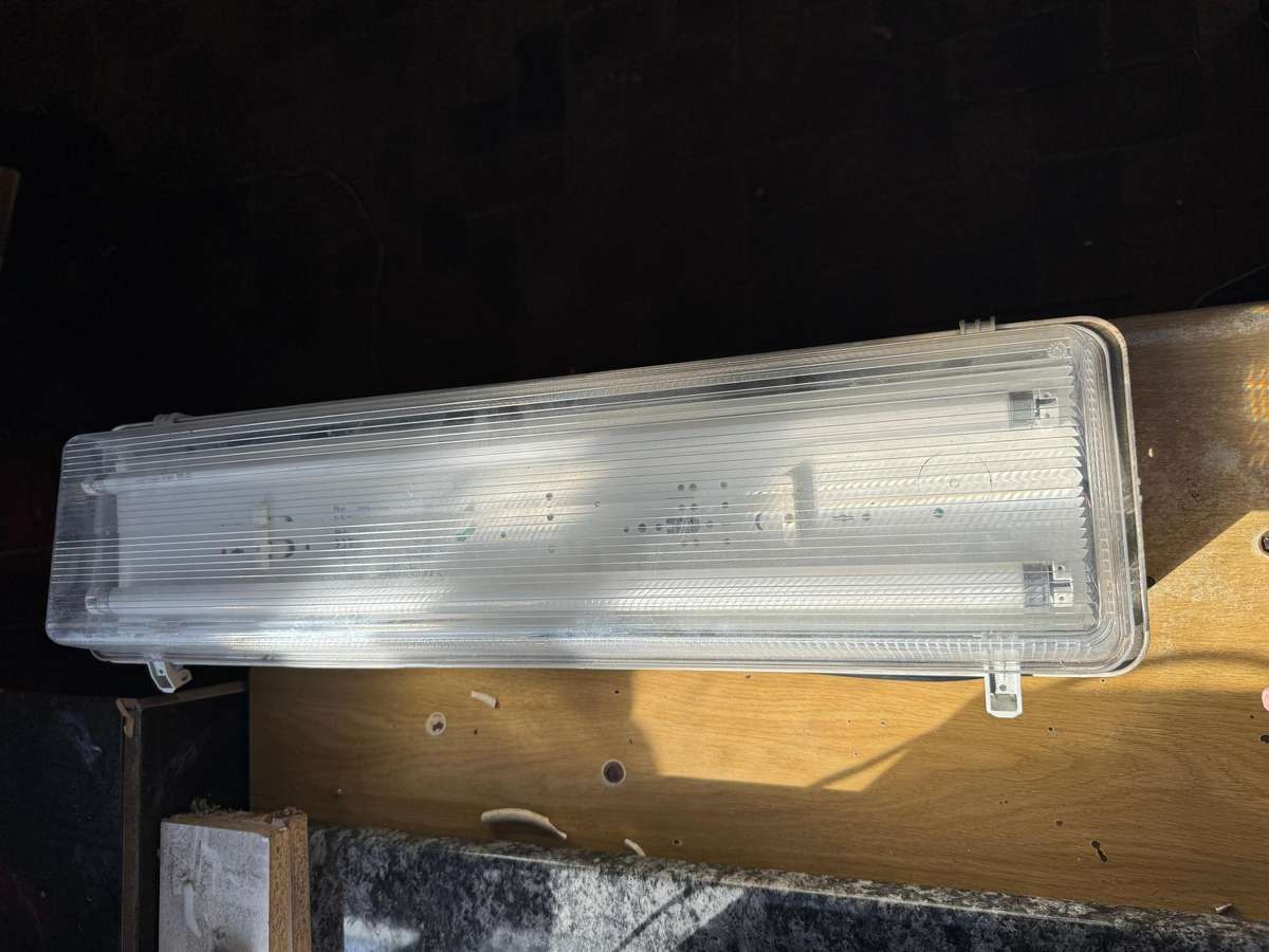 Brand New Zalux PEP 218 Emergency Light | 2x18W Fluorescent Tubes | IP65 Industrial | R1 NO RESERVE!