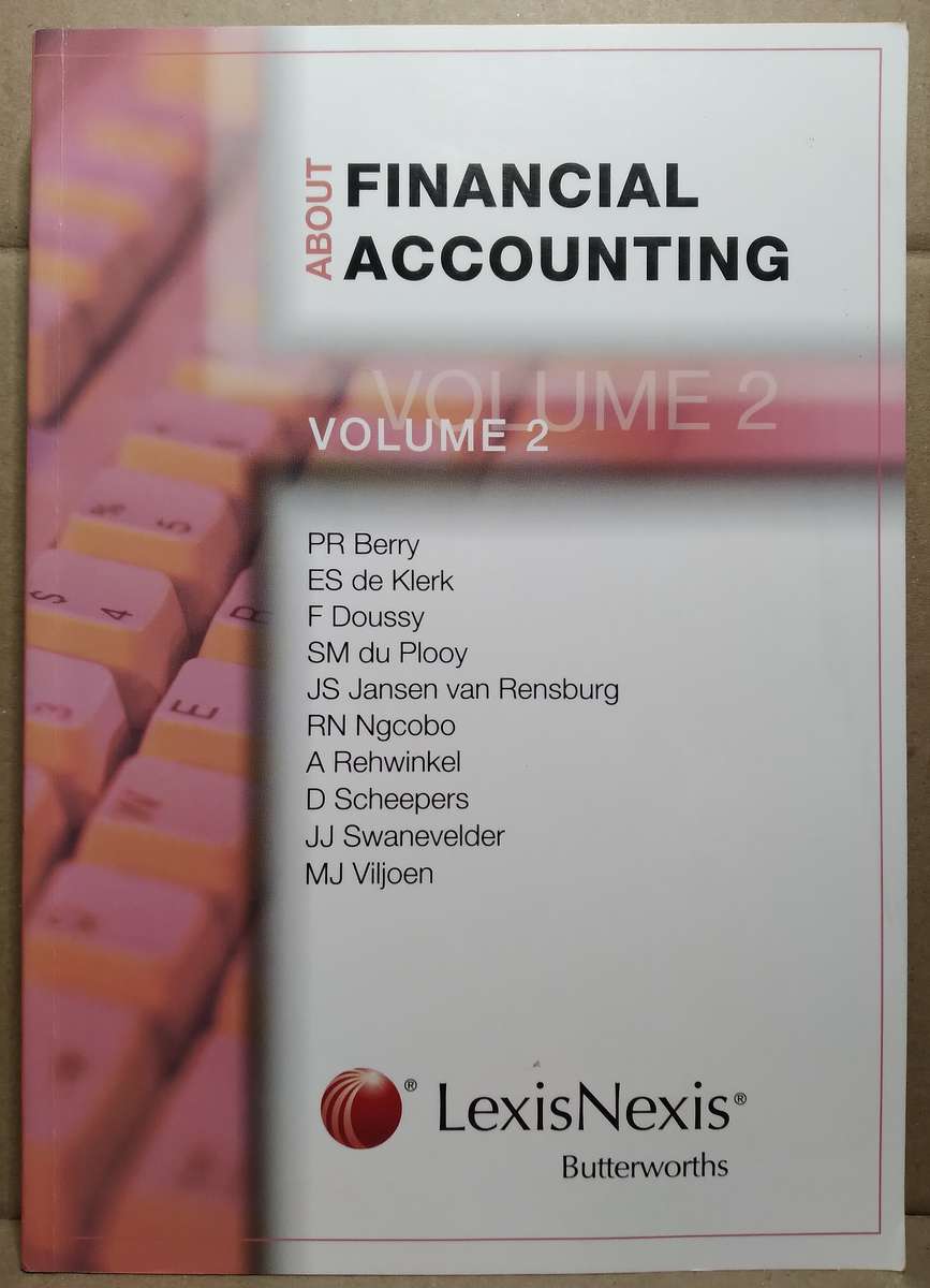 About Financial Accounting Volume 1 + Volume 2 - P.R Berry