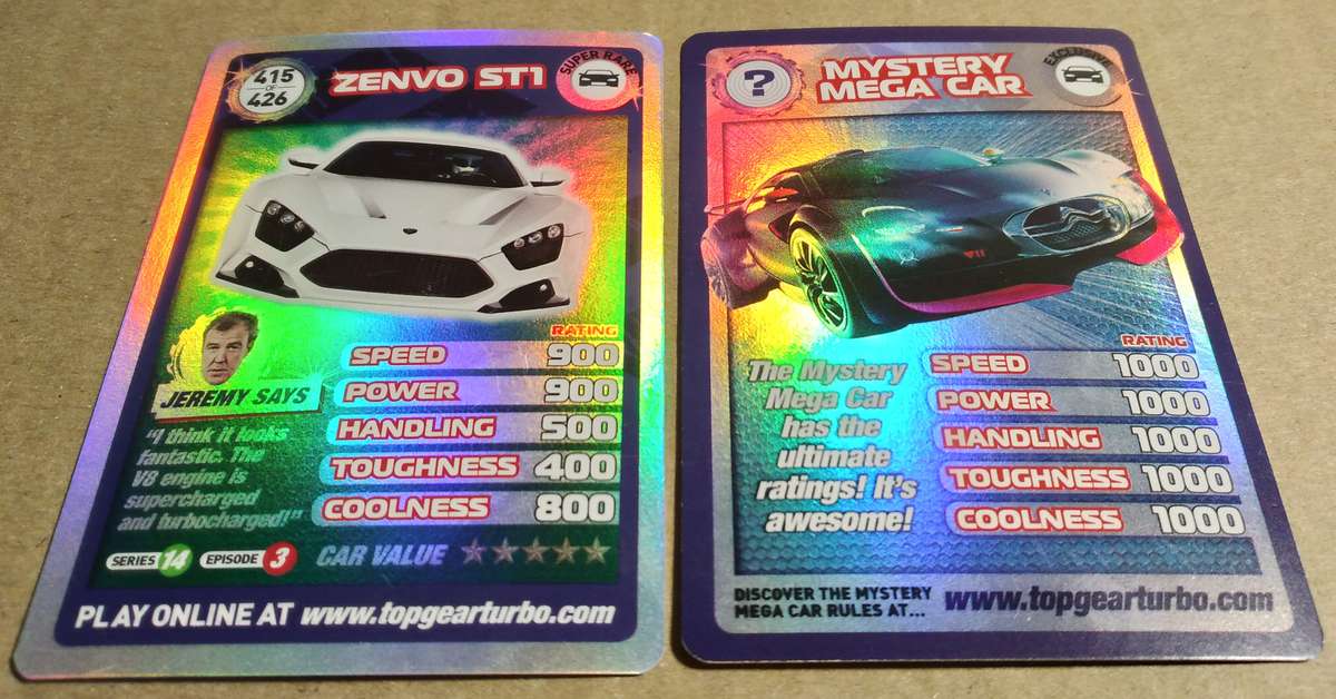 *** SUPER RARE FIND *** Top Gear Stig Helmet Collectors Card Case + 180 Cards