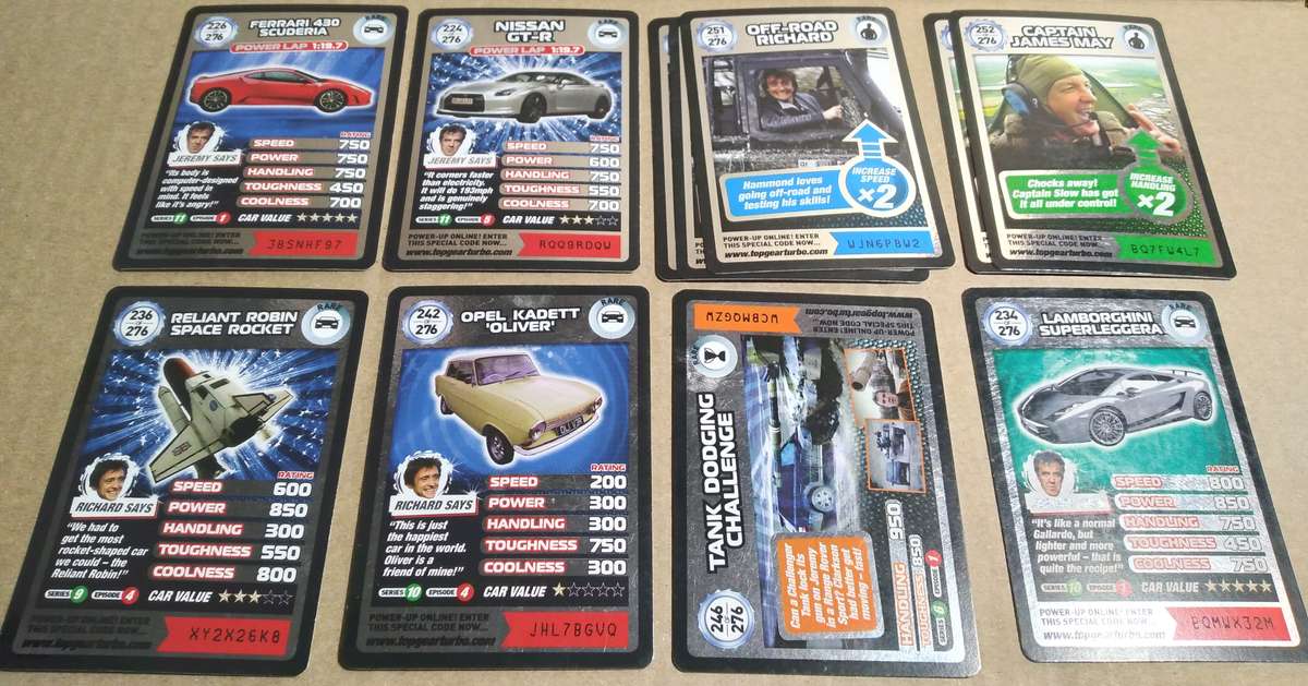 *** SUPER RARE FIND *** Top Gear Stig Helmet Collectors Card Case + 180 Cards