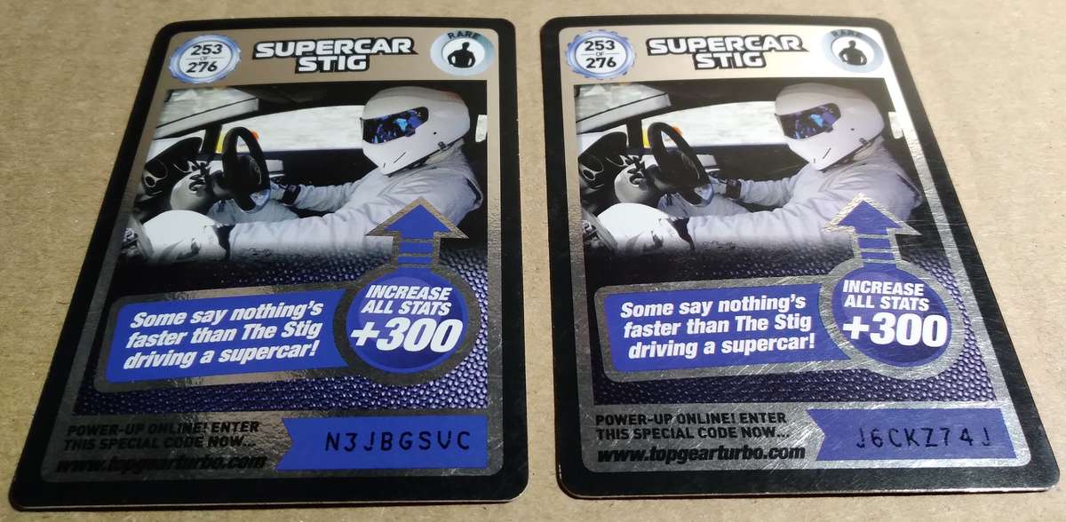 *** SUPER RARE FIND *** Top Gear Stig Helmet Collectors Card Case + 180 Cards