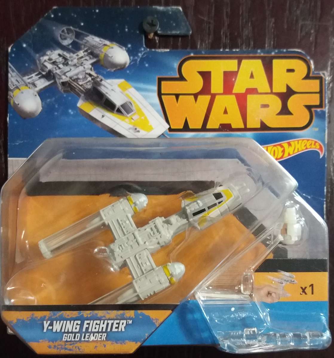 Star Wars - Hot Wheels - Y-Wing Fighter Gold Leader