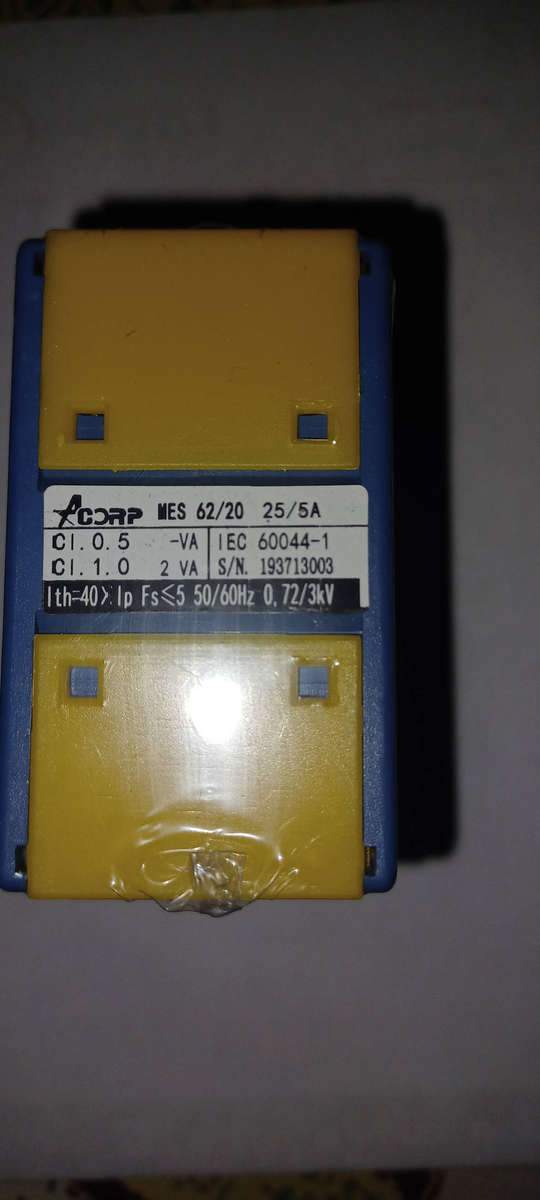 ACORP MES 62/20 25/5A Current Transformer CT IEC 60044-1  New
