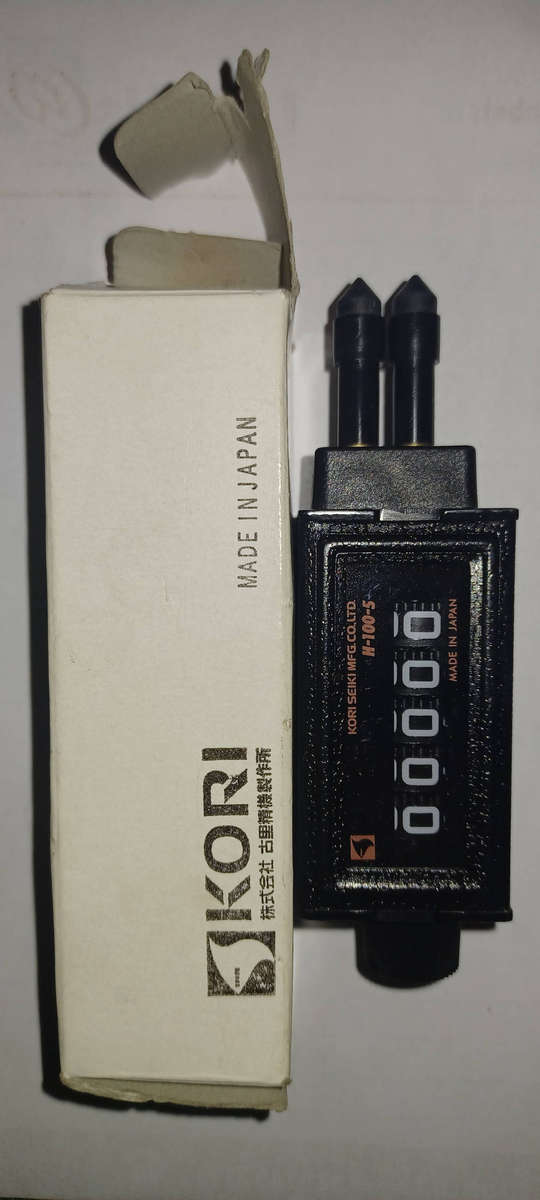 KORI H100-5 Mechanical 5-Digit Stroke Counter  Made in Japan  New