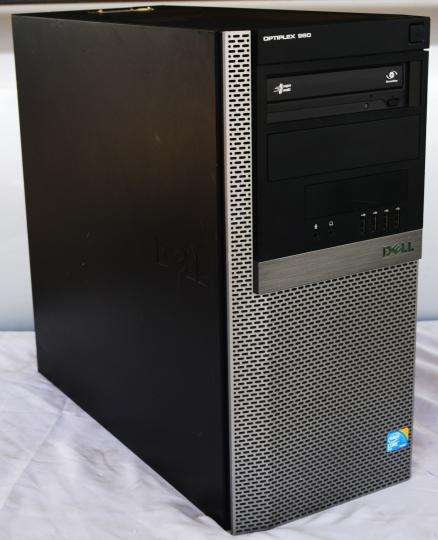 Dell opt 960 desktop pc, intel duo cpu e8500, 2gb ram, 160gb hd, dvd rw, win 11, etc