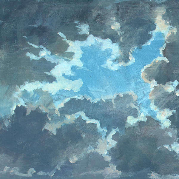 G.R.Wood 'Haloed Skies over Pasture'