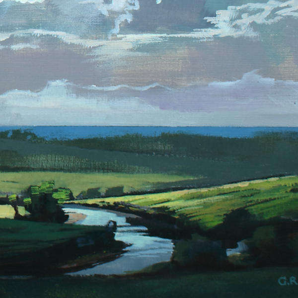 G.R.Wood 'Haloed Skies over Pasture'