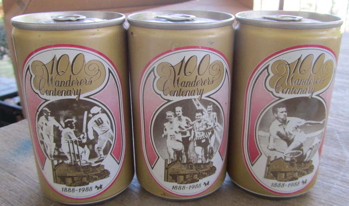 Collectible Beer Cans - Wanderers Club Centenary 1888-1988 : Still Sealed.