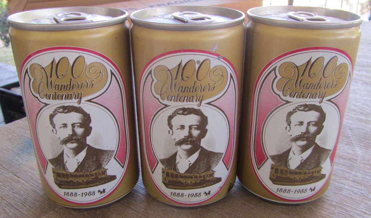 Collectible Beer Cans - Wanderers Club Centenary 1888-1988 : Still Sealed.