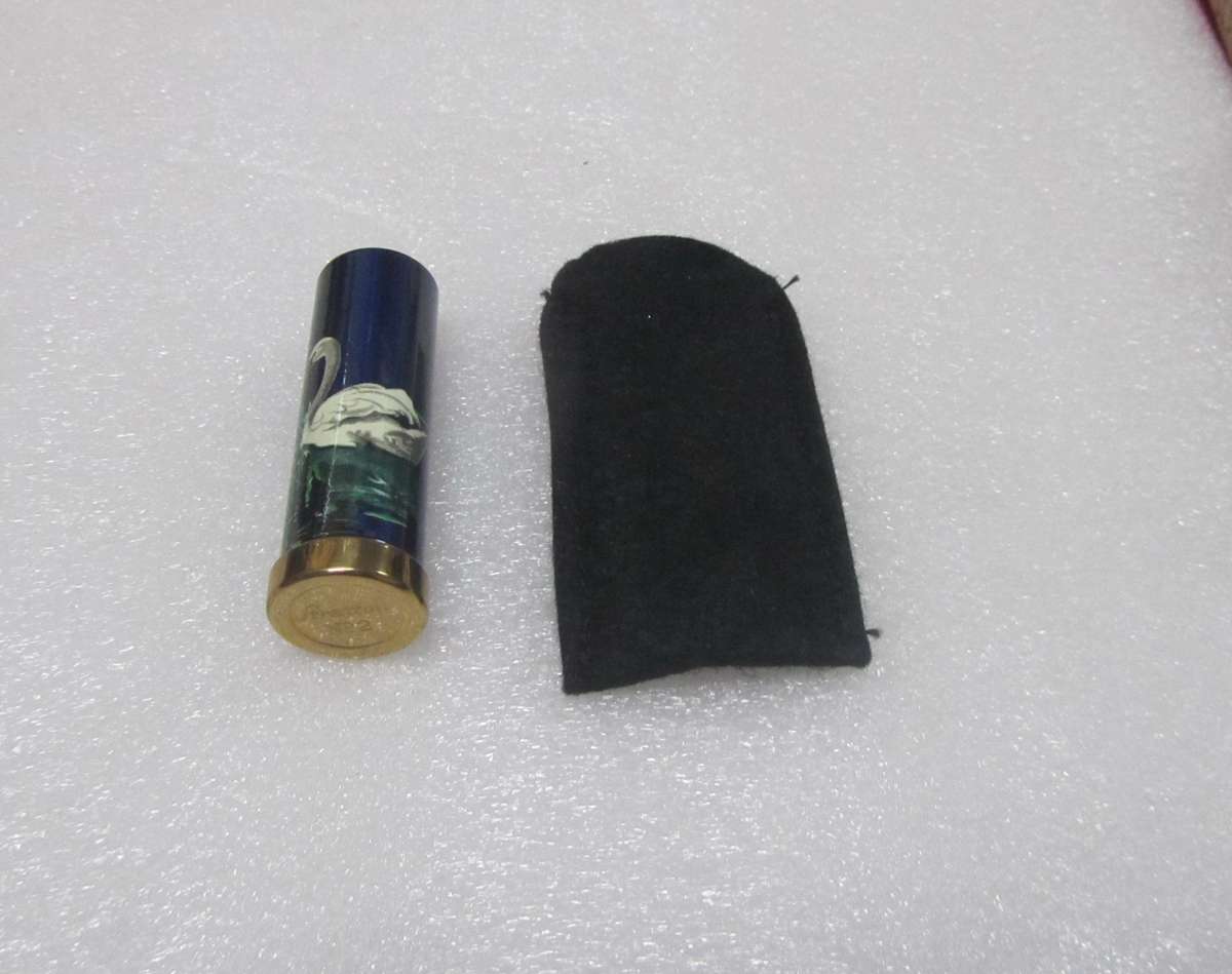 Vintage Stratton Swan Powder Compact and Lipstick Holder - unused