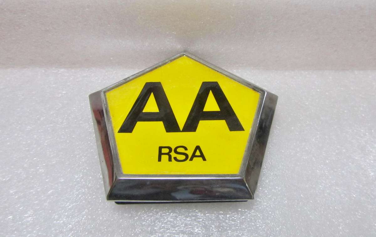 Vintage AA Automobile Badge Republic of South Africa (RSA)