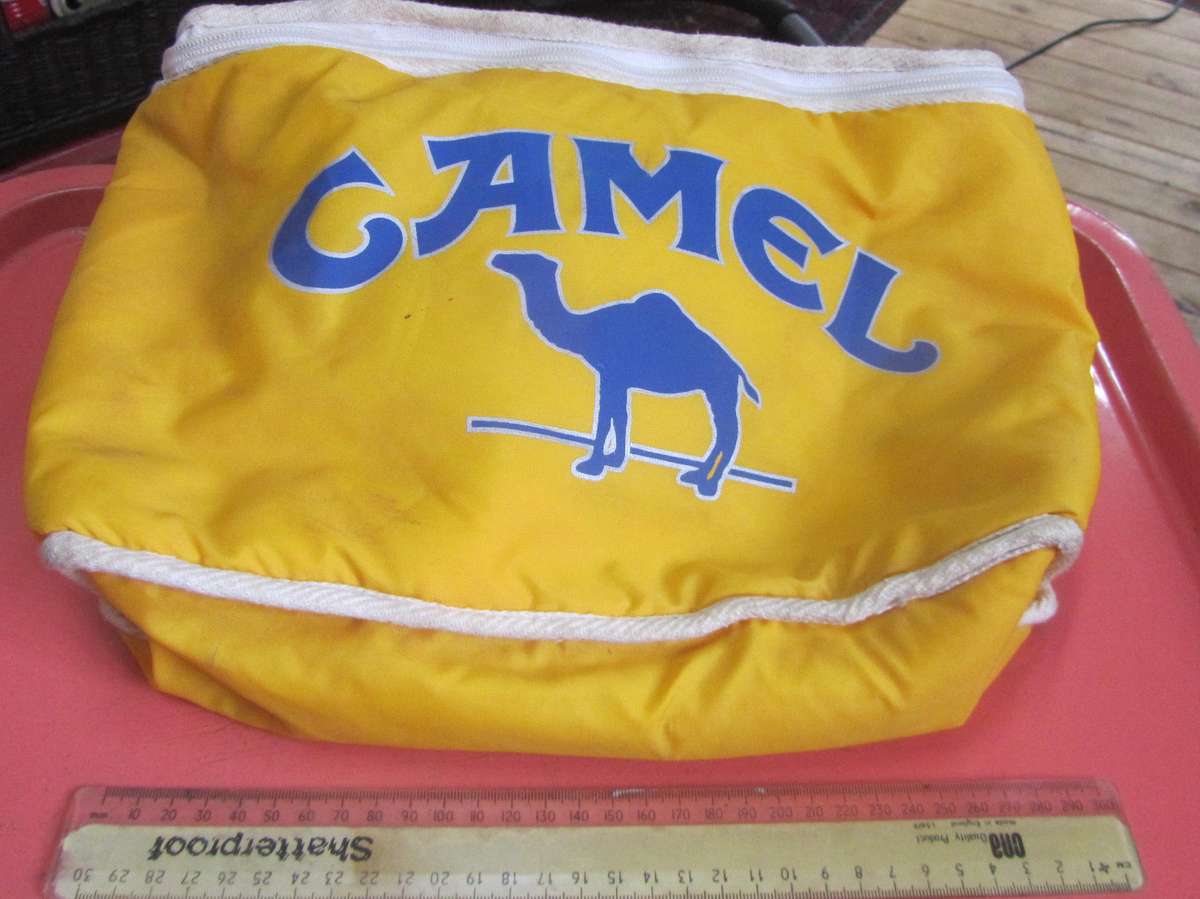 Camel Cigarette Collectables - Box, Cooler Bag, Lighter, Box