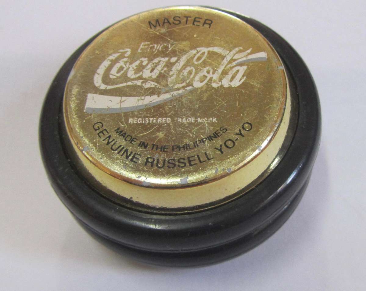 Genuine Russell Gold Coca Cola, Coke Master Yo Yo - Made in Phillipines