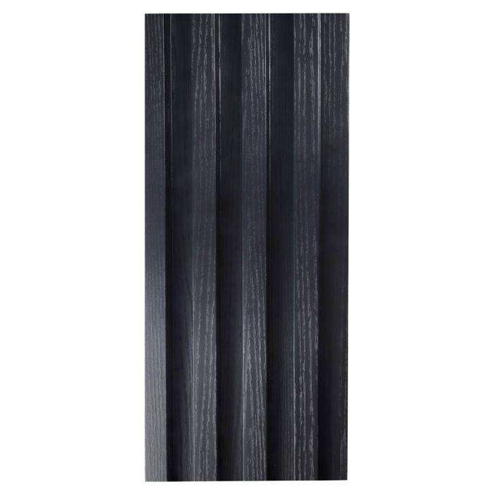 Black Slat Fluted Wall Panel 2,95m*16cm (10 Panels per box)