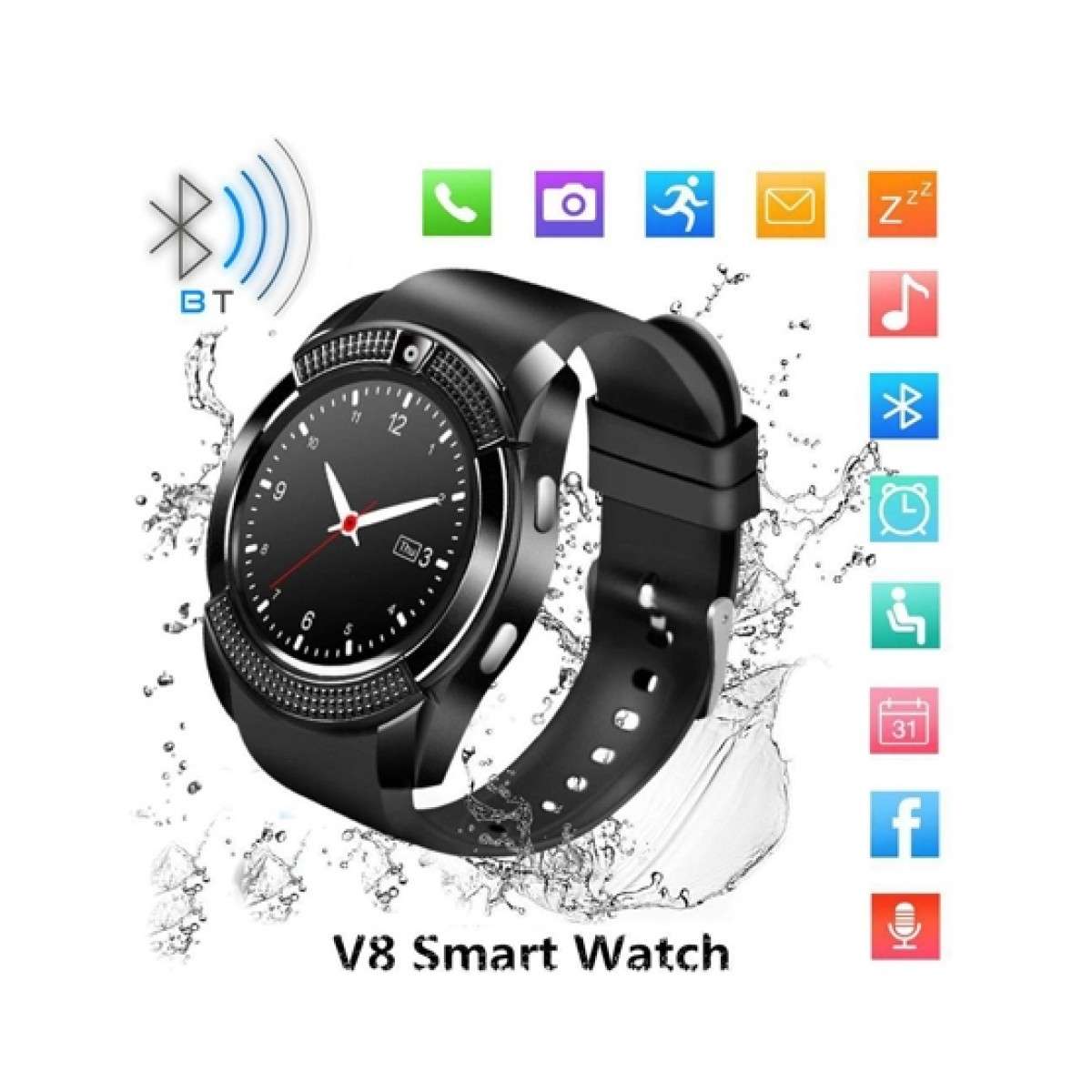 Smart Watch (Available in Black)
