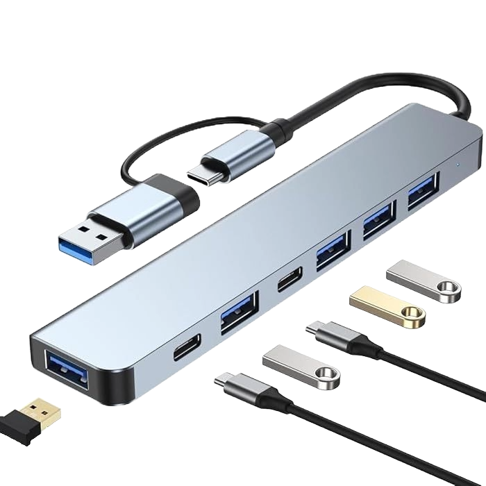7 In 1 Type C to USB Adapter