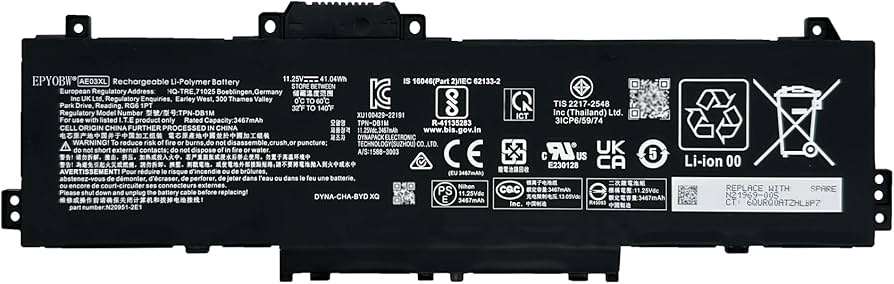 Battery for HP 240 G10,245, 250 G10 series - AE03XL