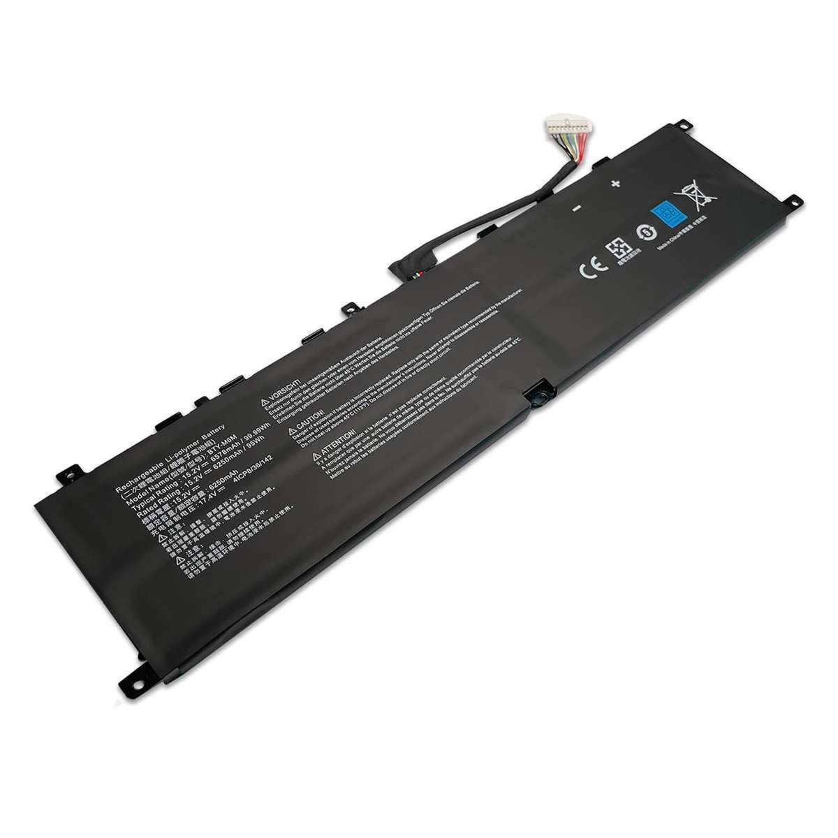 Battery for MSI Stealth GE66 & Creator 15 Series laptop -BTY-M6M