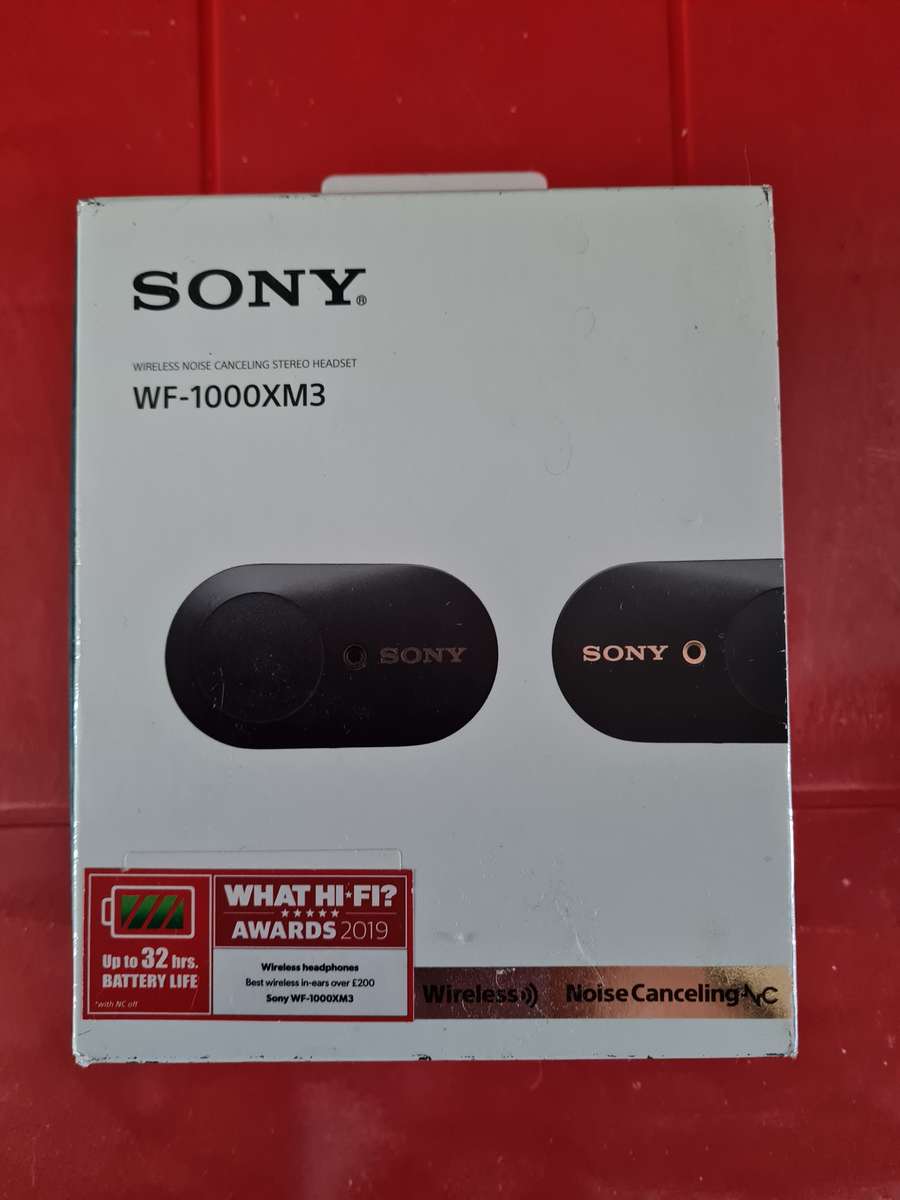 Sony wf-1000xm3 earbuds working with box