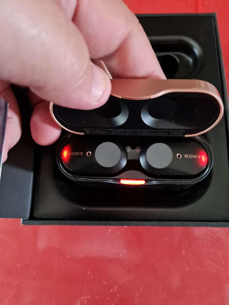 Sony wf-1000xm3 earbuds working with box