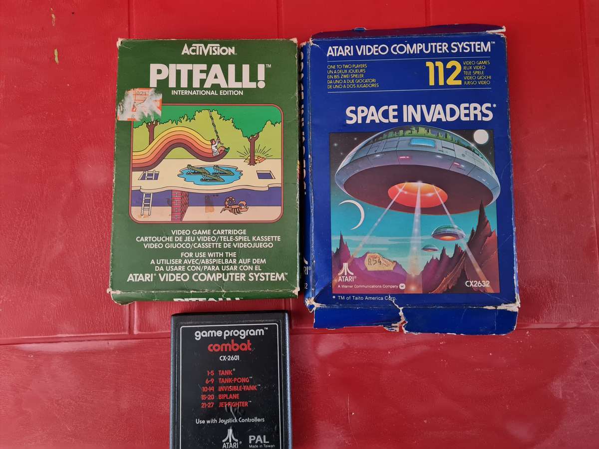 Atari 2600 games some boxed